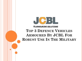 Top 3 Defence Armoured Vehicles