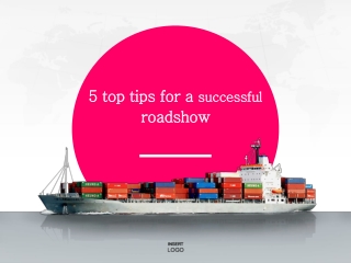 5 Top Tips For a Successful Roadshow