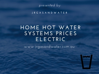 Home hot water systems prices electric