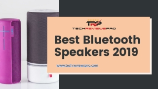 Look at Best Budget Bluetooth Speakers of 2019