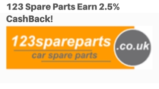 123 Spare Parts Earn 2.5% CashBack! - Panda CashBack