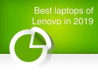 Best laptops of Lenovo in 2019