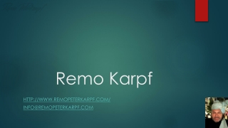 Remo Karpf – Know More from Website