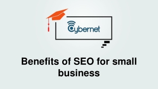Benefits of SEO for small business