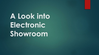 Electronic Showroom