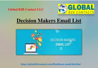 Decision Makers Email List