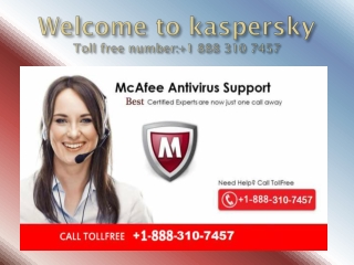 Kaspersky Antivirus Support Number 1【(888) 310-7457】number