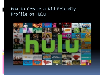 office, setup, Create a Kid-Friendly Profile on Hulu, Hulu, how to, office.com/setup