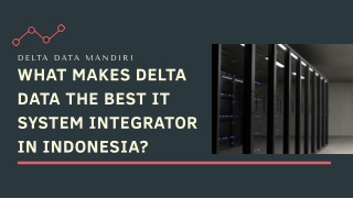 What makes Delta Data the best IT system integrators in Indonesia?