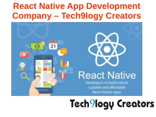 REACT NATIVE APP DEVELOPMENT COMPANY