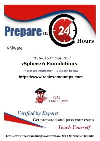 Valid VMware 2V0-620 Exam Study Guide - VMware 2V0-620 Questions Answers RealExamDumps.com