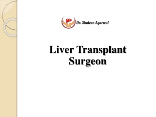 Liver Transplant Surgeon