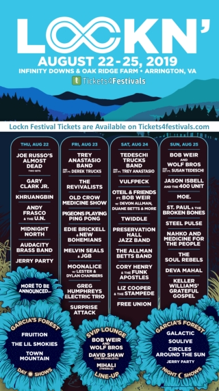 LOCKN' Festival Announces Initial 2019 Lineup