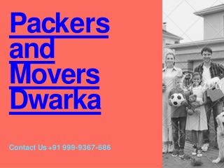 Packers and Movers Dwarka