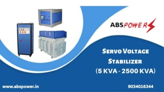 Linear-Type Servo Stabilizer Manufacture