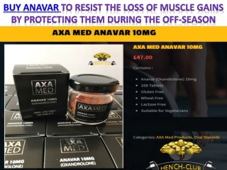 Buy Anavar To Resist The Loss Of Muscle Gains By Protecting Them During The Off-Season