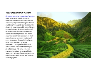 Assam Honeymoon Tour Package