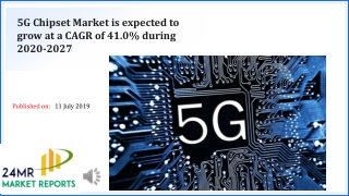 5G Chipset Market is expected to grow at a CAGR of 41.0% during 2020-2027