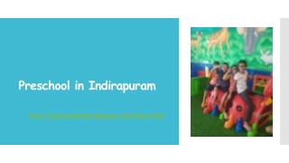 Preschool in Indirapuram