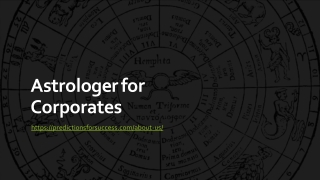 Astrologer for Corporates