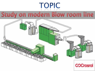 Study on modern Blow room line