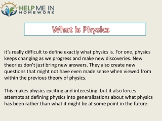 Physics