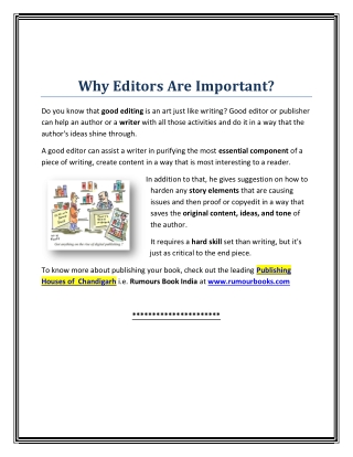 Reasons Why Editors Reject Manuscripts