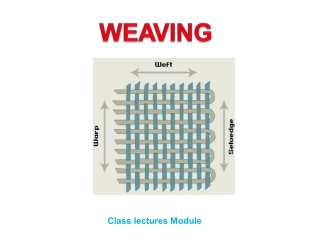 Weaving