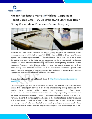 Kitchen Appliances Market