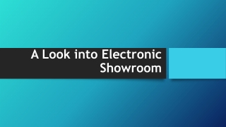 Electronic Showroom