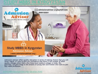 Study MBBS in Kyrgyzstan with Admission Advisor