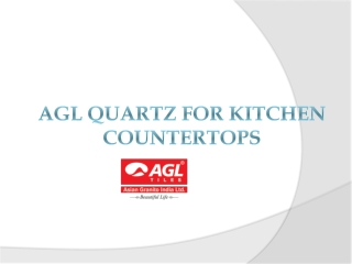 AGL Quartz for Kitchen countertops