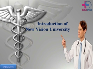 New vision university | MBBS in Georgia| New vision fee stucture