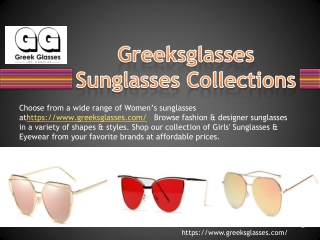Greeksglasses Sunglasses Collections