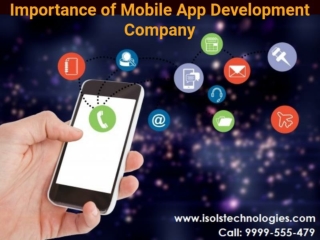 Importance of IPhone App Development Company