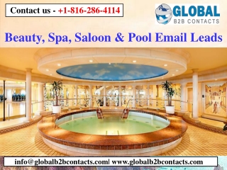 Beauty, Spa, Saloon & Pool Email Leads