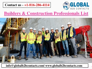 Builders & Construction Professionals List