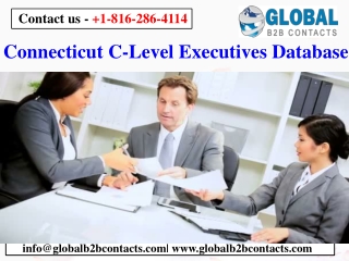 Connecticut C-Level Executives Database