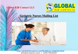 Geriatric Nurses Mailing List