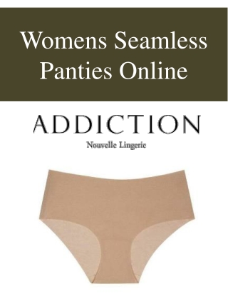 Womens Seamless Panties Online