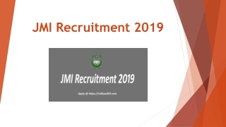 JMI Recruitment 2019 | JMI New Delhi Jobs, 322 Guest Faculty Vacancies