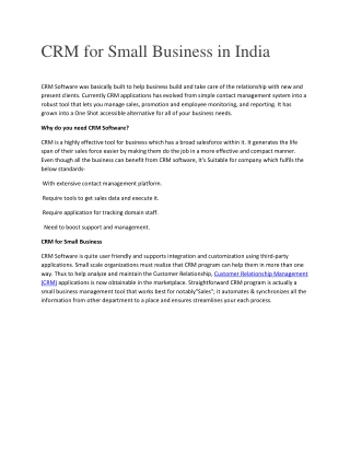 Sales Management Software for iPad