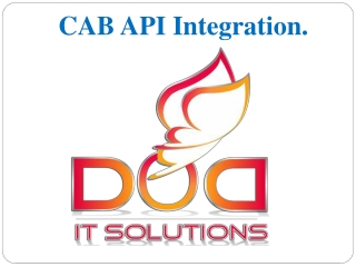 CAB API Integration.