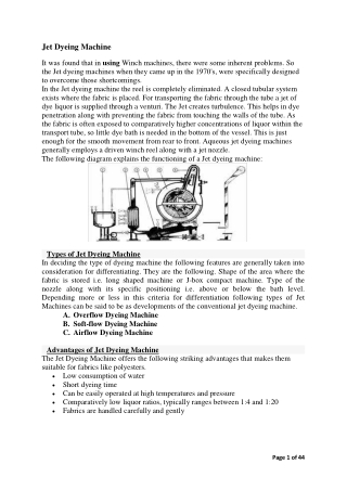 Woven Dyeing