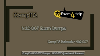 Updated CompTIA N10-007 Exam Questions - CompTIA N10-007 Dumps