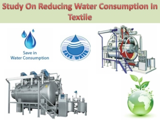 Method of reducing water consumption in textile