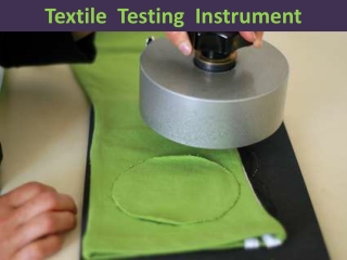 Textile testing instrument