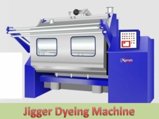 Jigger dyeing machine