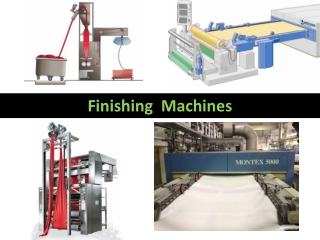 Finihing machine