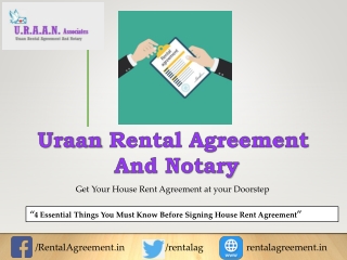 4 Essential Things You Must Know Before Signing House Rent Agreement